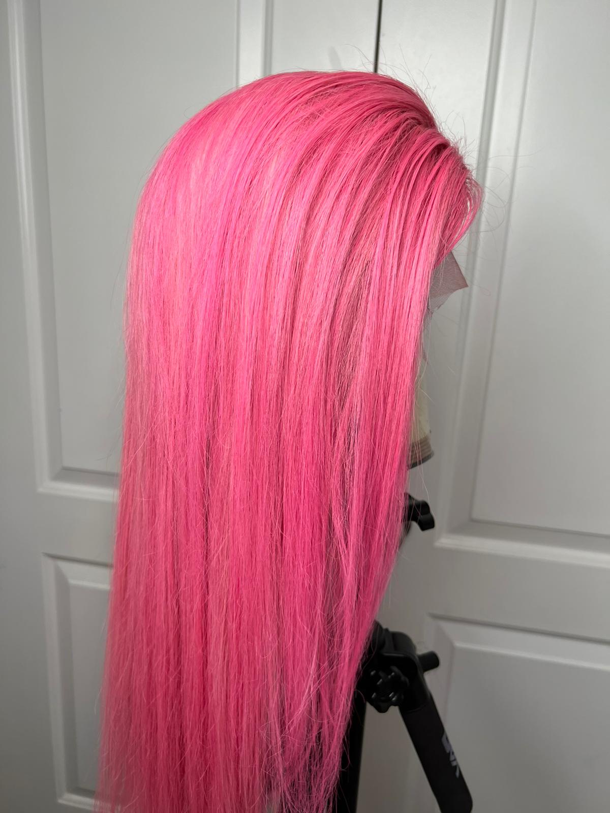 Pink Mercedes Wig