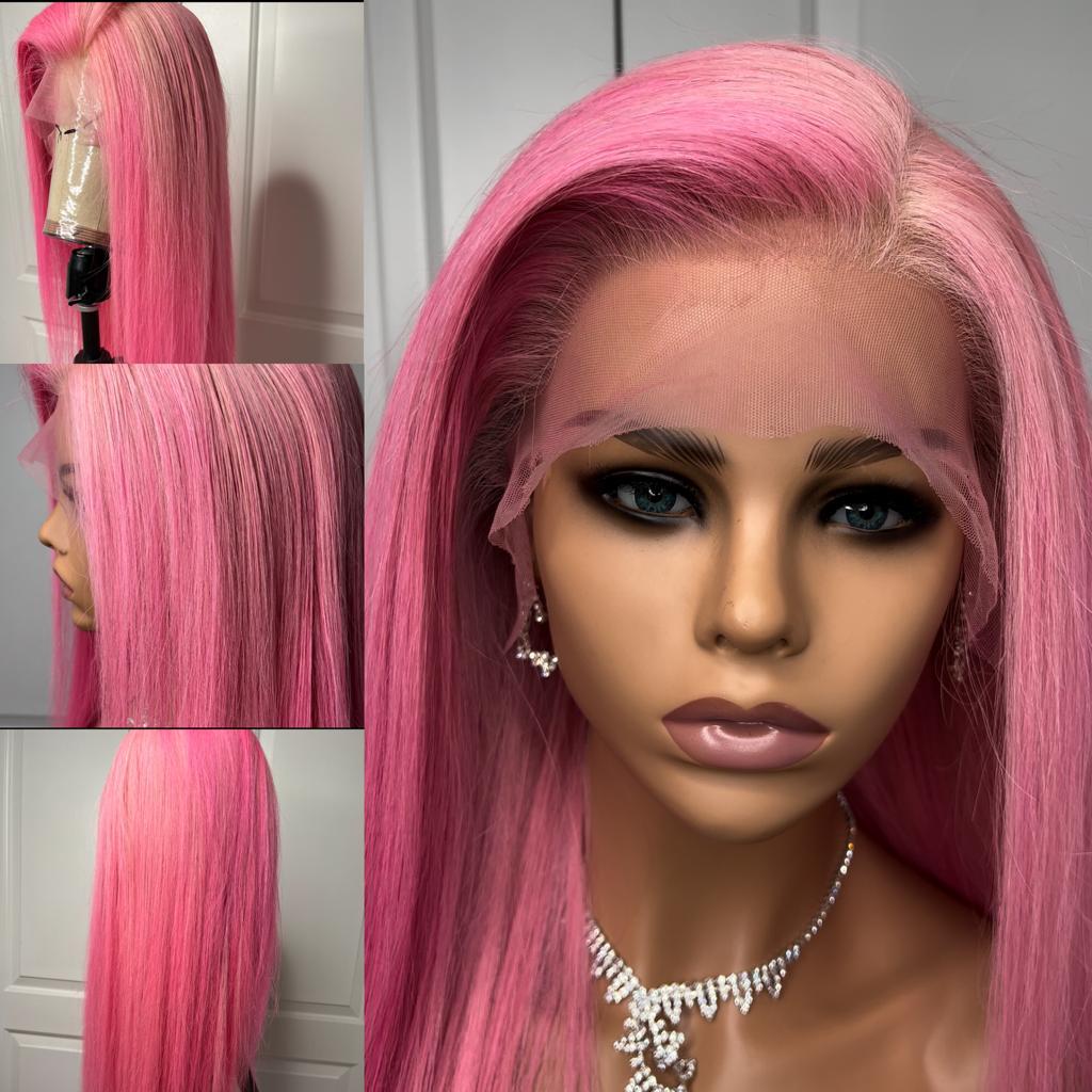 Pink Mercedes Wig